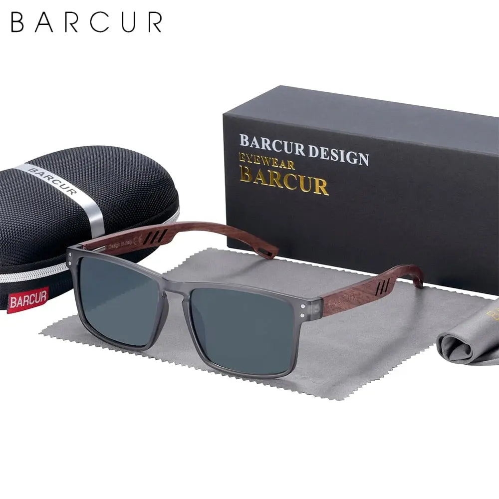 Designer Sonnenbrille Polarisierte Brillen UV400 Walnuss Holz Look Designer Sonnenbrille Polarisierte Brillen UV400 Walnuss Holz Look